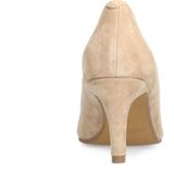 Manfield - Suède Pumps - Beige - Suède - Leer Voering