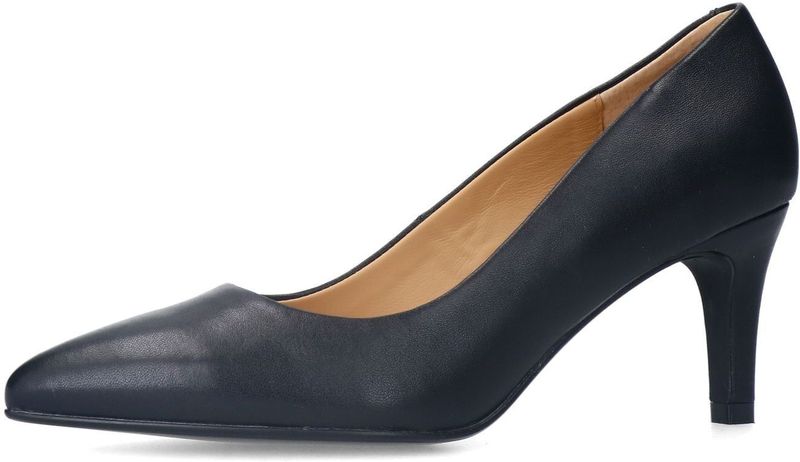 Manfield - Pumps - Zwart - Leer