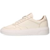 Manfield - Sneakers - Beige - Leer