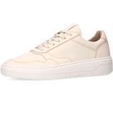 Manfield - Sneakers - Beige - Leer