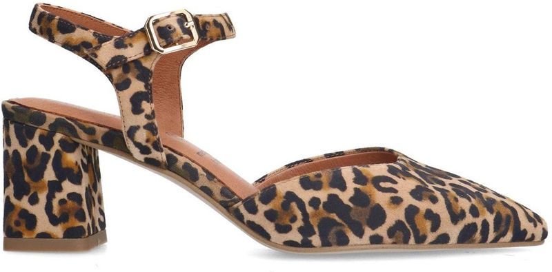 No Stress - Pumps - Beige - Suède - Blokhak