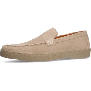 Beige suède loafers