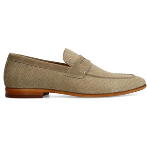 Manfield - Loafers - Beige - Suède