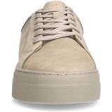 Manfield - Heren - Beige nubuck sneakers