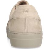 Manfield - Heren - Beige nubuck sneakers