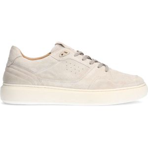 Manfield - Sneakers - Beige - Suède - Leren Voering