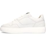 Manfield - Heren - Witte nubuck sneakers