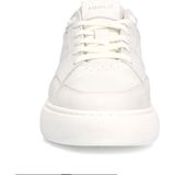 Manfield - Heren - Witte nubuck sneakers