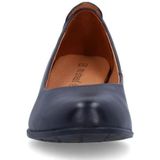 No Stress - Leren Pumps - Donkerblauw - Blokhak