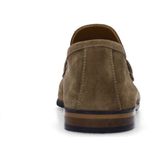 Manfield - Taupe Suède Loafers - Instapmodel - Heren Schoenen - Beige