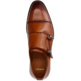 Manfield - Leren Gespschoenen - Cognac - Leer