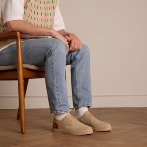 Manfield - Sneakers - Beige - Suède