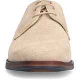 Manfield - Veterschoenen - Beige - Suède - Leer Voering