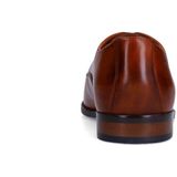 Van Lier - Heren - Cognac Leren Veterschoenen - Cognac - Leren