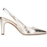 Manfield - Slingback Pumps - Goud - Leer