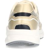 Manfield - Chunky Sneakers - Goud - Textiel en Imitatieleer