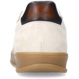 Manfield - Sneakers - Ecru - Leer - Platte Zool