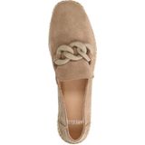 Manfield - Espadrilles - Taupe - Leer