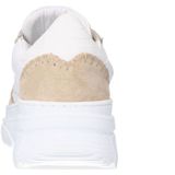 Manfield - Sneakers - Wit - Leer - Suède Details