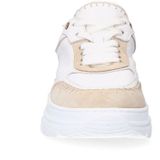 Manfield - Sneakers - Wit - Leer - Suède Details