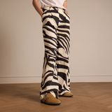 Manfield - Clogs - Beige - Suède - Platte Zool