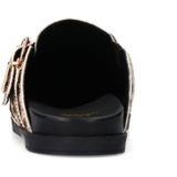 Manfield - Luipaardprint Klompen - Beige - Suède