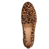 Manfield - Loafers - Beige - Leer - Panterprint