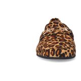 Manfield - Loafers - Beige - Leer - Panterprint