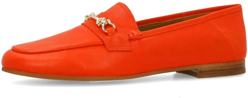 Manfield - Loafers - Rood - Leer