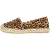 Manfield - Espadrilles - Beige/Cognac/Zwart - Suède - Leren Voering