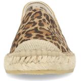 Manfield - Espadrilles - Beige/Cognac/Zwart - Suède - Leren Voering