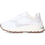 Manfield - Chunky Sneakers - Wit - Leer