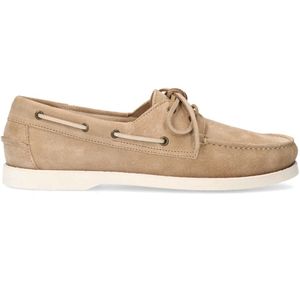 Manfield - Bootschoenen - Beige - Suède - Heren