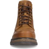 Manfield - Heren - Cognac leren veterboots