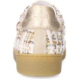 Manfield - Sneakers - Beige/Goud - Leer/Textiel