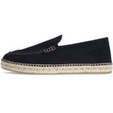 Manfield - Espadrilles - Blauw - Suède