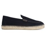 Manfield - Espadrilles - Blauw - Suède