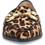 Manfield - Luipaardprint Loafer - Veelkleurig - Suède