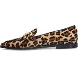 Manfield - Luipaardprint Loafer - Veelkleurig - Suède