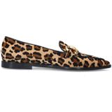 Manfield - Luipaardprint Loafer - Veelkleurig - Suède