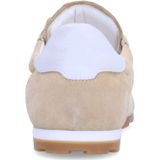 Manfield - Suède Sneakers - Beige - Textiel Voering