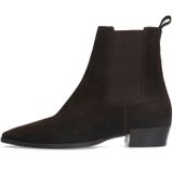 Manfield - Chelsea Boots - Bruin - Suède