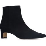 Manfield - Enkellaarsjes - Zwart - Suède