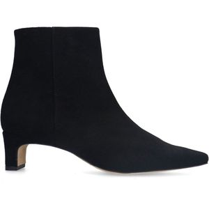 Manfield - Enkellaarsjes - Zwart - Suède