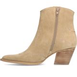 Manfield - Cowboylaarzen - Beige - Suède