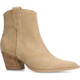 Manfield - Cowboylaarzen - Beige - Suède