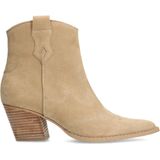 Manfield - Cowboylaarzen - Beige - Suède