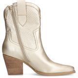 Manfield - Cowboylaarzen - Geel - Leren - Gouden