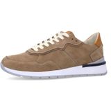 No Stress - Nubuck Sneakers - Beige - Nubuck - Leren Voering