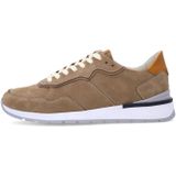 No Stress - Nubuck Sneakers - Beige - Nubuck - Leren Voering
